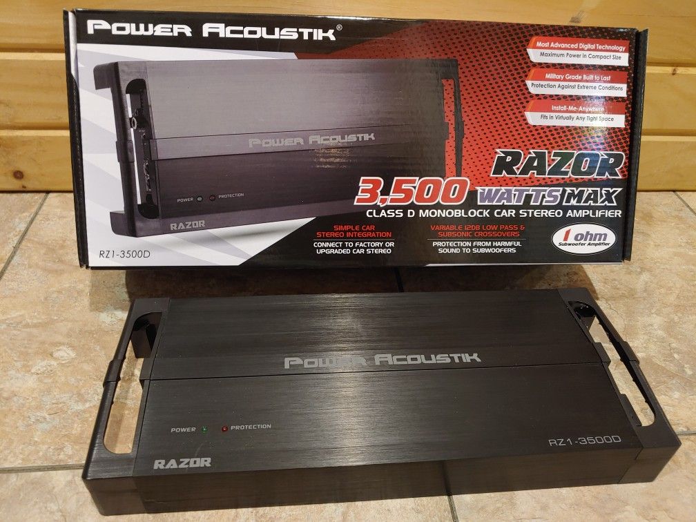 power acoustik razor 3500 AMP