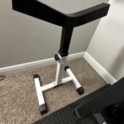 Weight Lifting Spotter Stands With Adjustable Heights