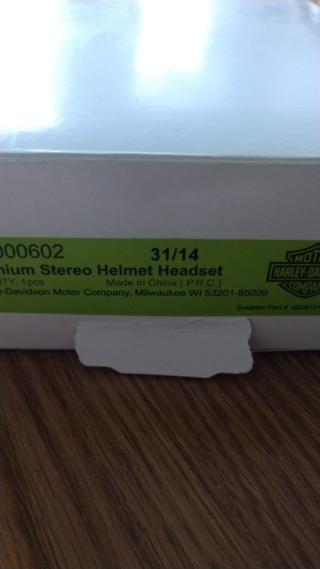 Harley Davidson Helmet Headset