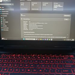 MSI gaming Laptop, RTX 3050