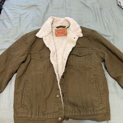 Levis  Canvas  SHERPA TRUCKER JACKET