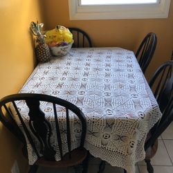 Kitchen Table with Four Chairs