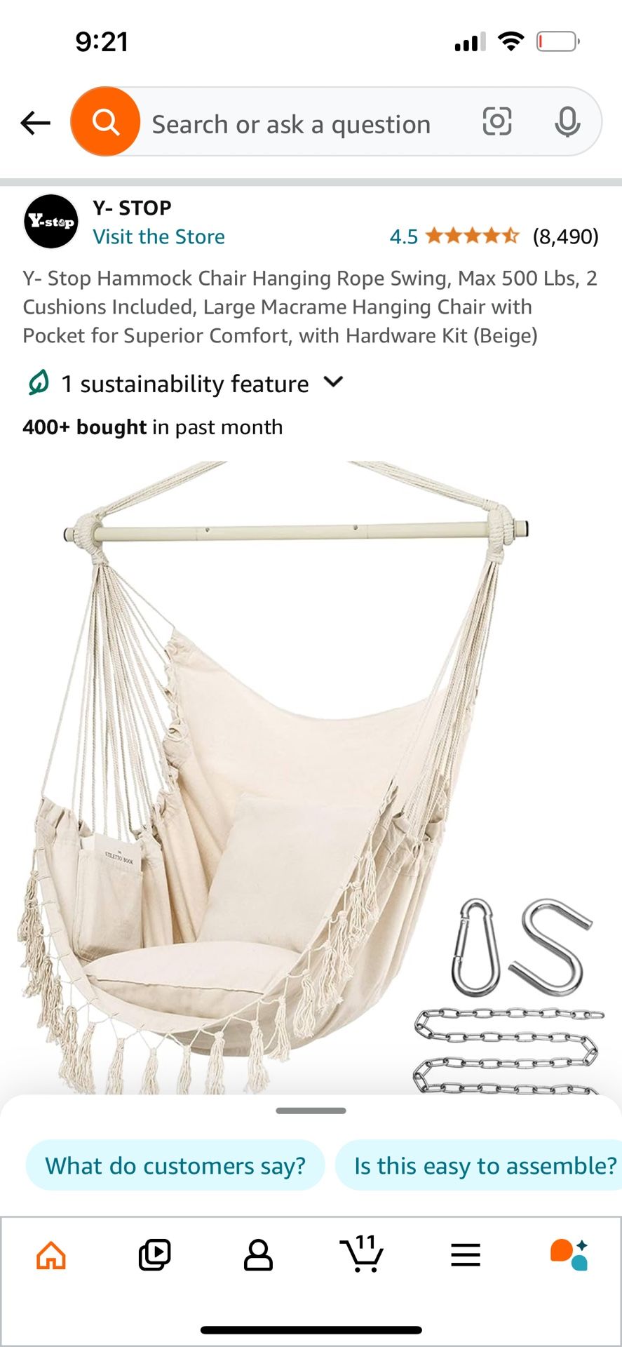 Hammock Ceiling Hanging Chair