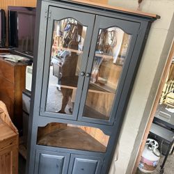Corner Display Cupboard 