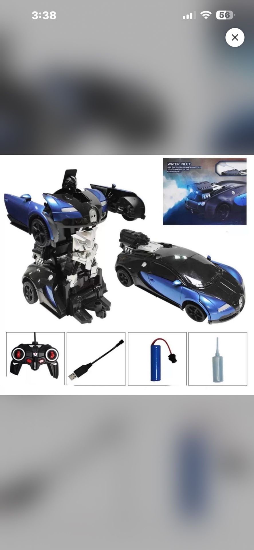 Transforming RC Car / Rechargeable 