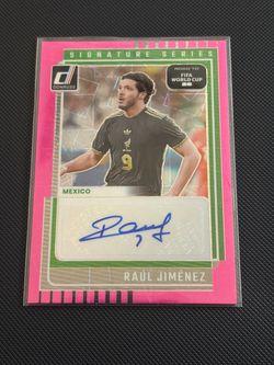 Raúl Jiménez Donruss Panini Pink Ice Autographed – Mexico 🇲🇽