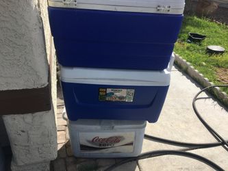 Used coolers big 10 each