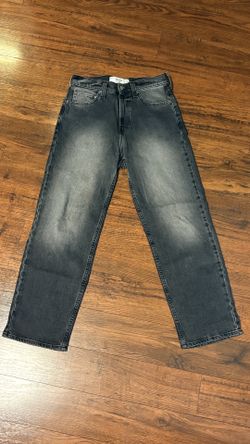Hollister black baggy jeans, W28 L30