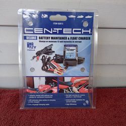 CEN - TECH Battery Maintainer Deluxe and Float Charger Cen-Tech 12v 750mA