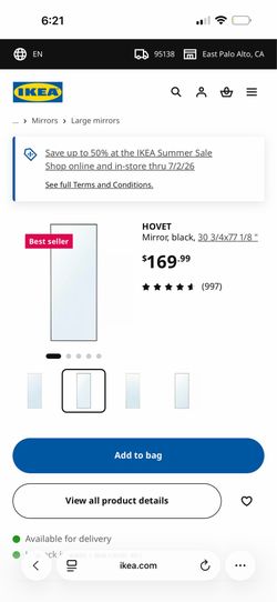 IKEA Hovet mirror