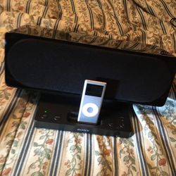 huge sony plug in  ipod speaker dock