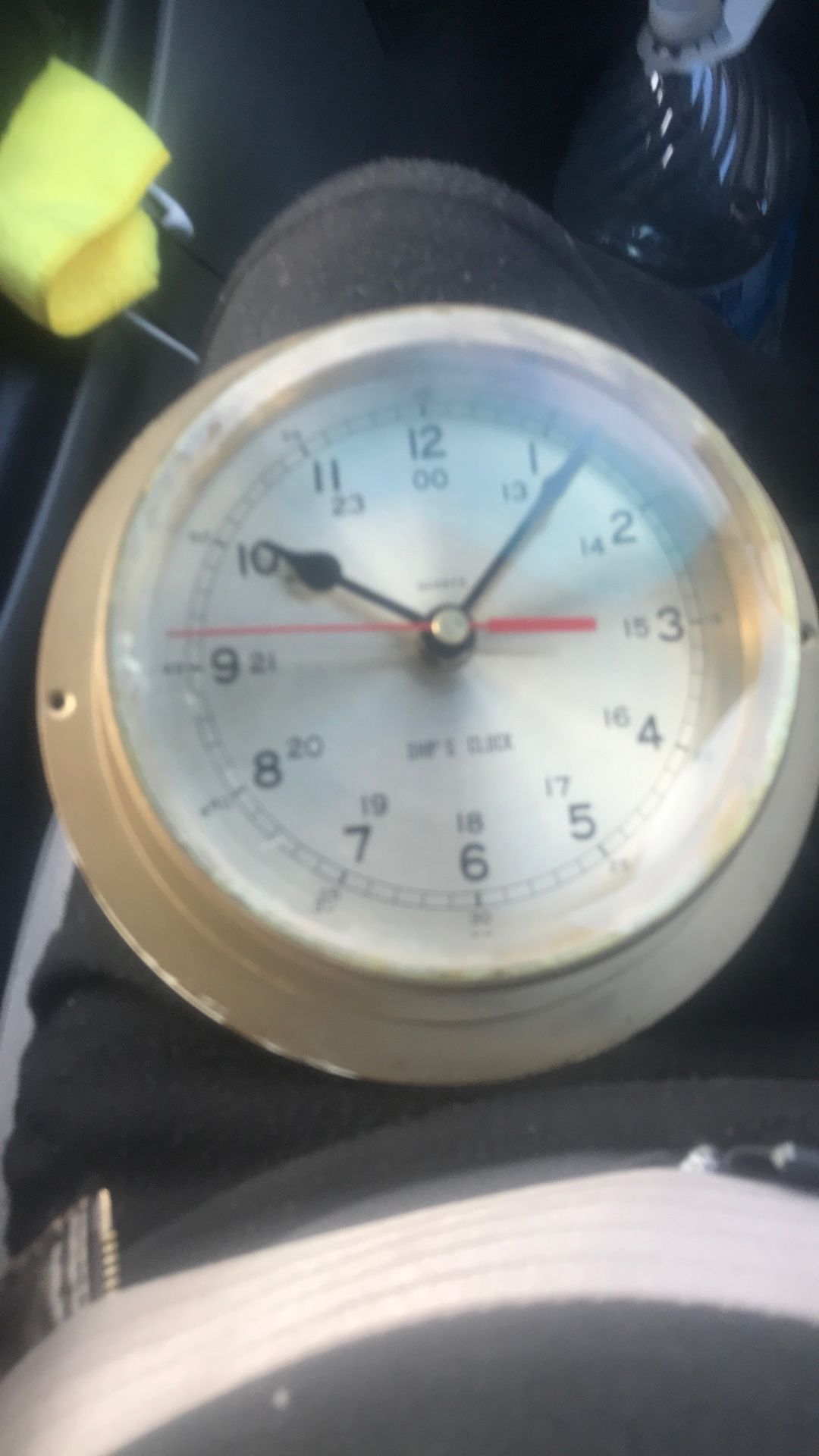 Ship’s  Clock Made Of Solid Brass