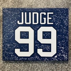 Aaron Judge New York Yankees Hand Painted Canvas 8x10