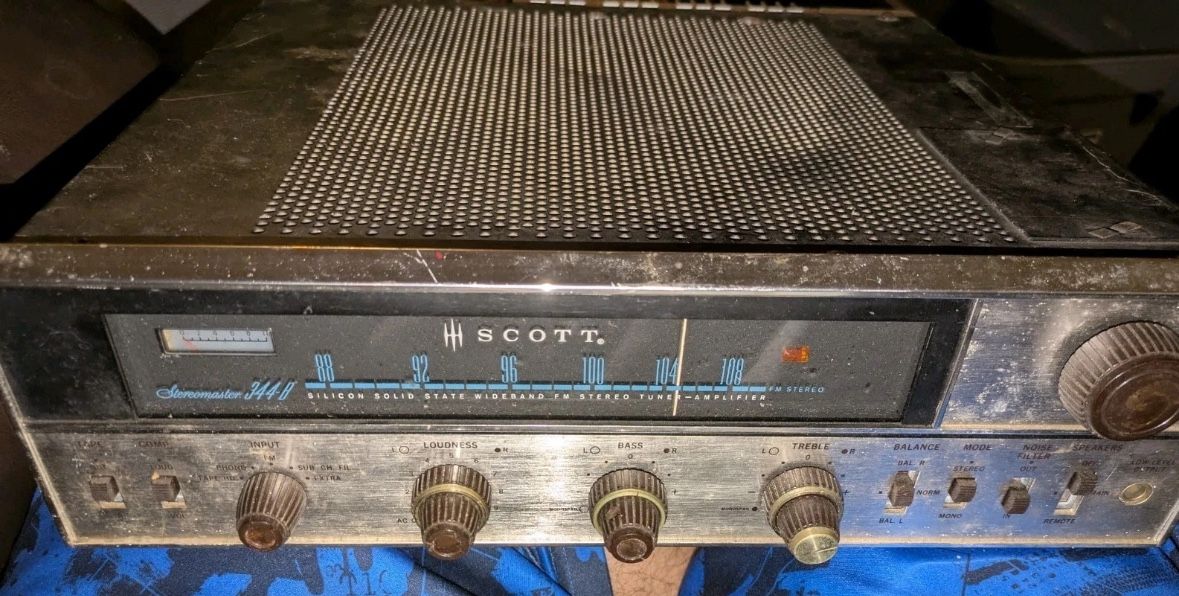 Vintage HH Scott Stereomaster 344-B For Parts Or Repair Only