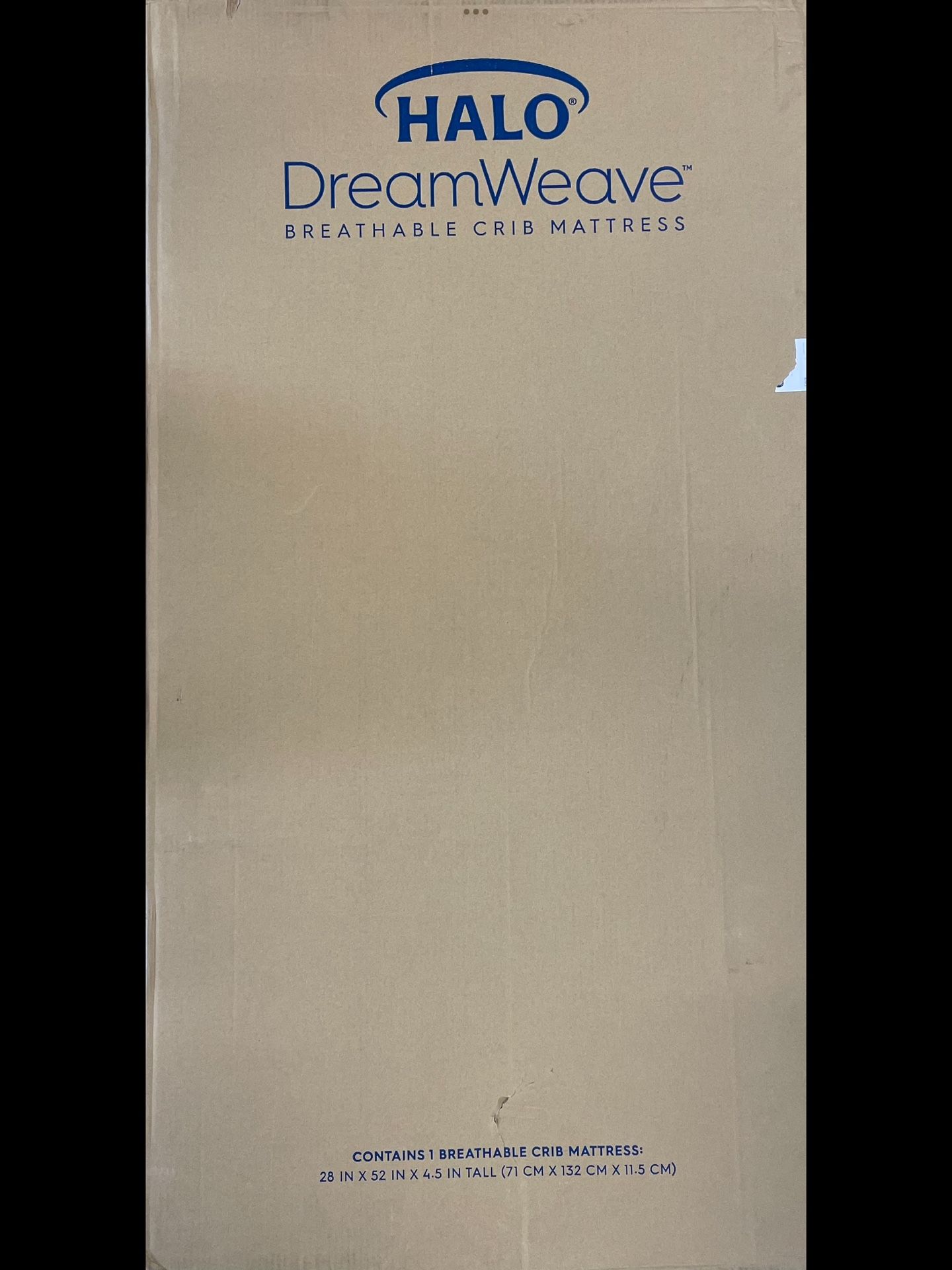 HALO INNOVATION DREAM-WEAVE BREATHABLE CRIB MATTRESS  