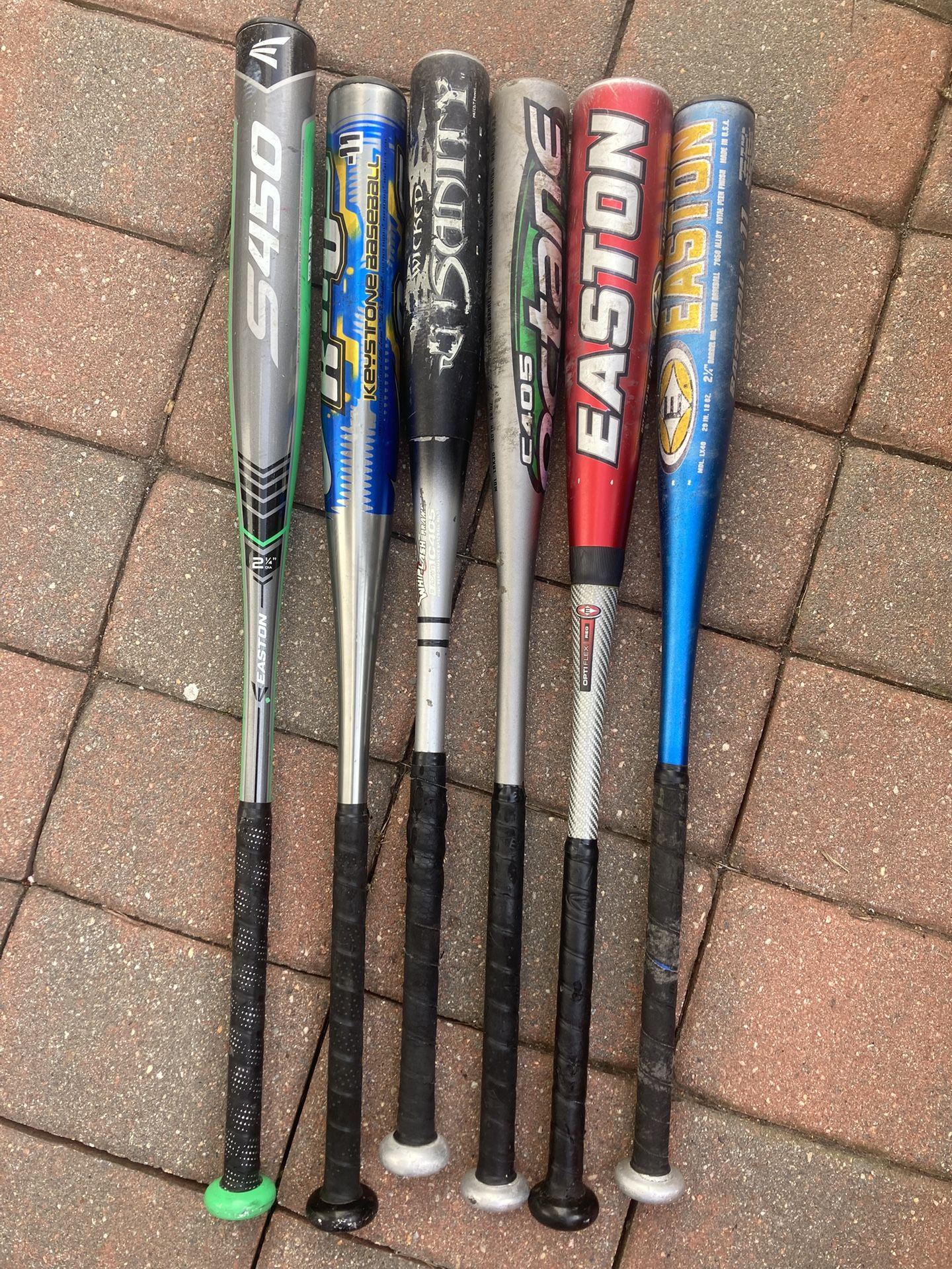 Assorted Baseball Bats. $10 Each