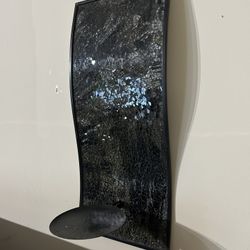 2 Nos. Metal Art Board Cover With Glass And Candle Holder Size 18 Length * 8 Width Inch 