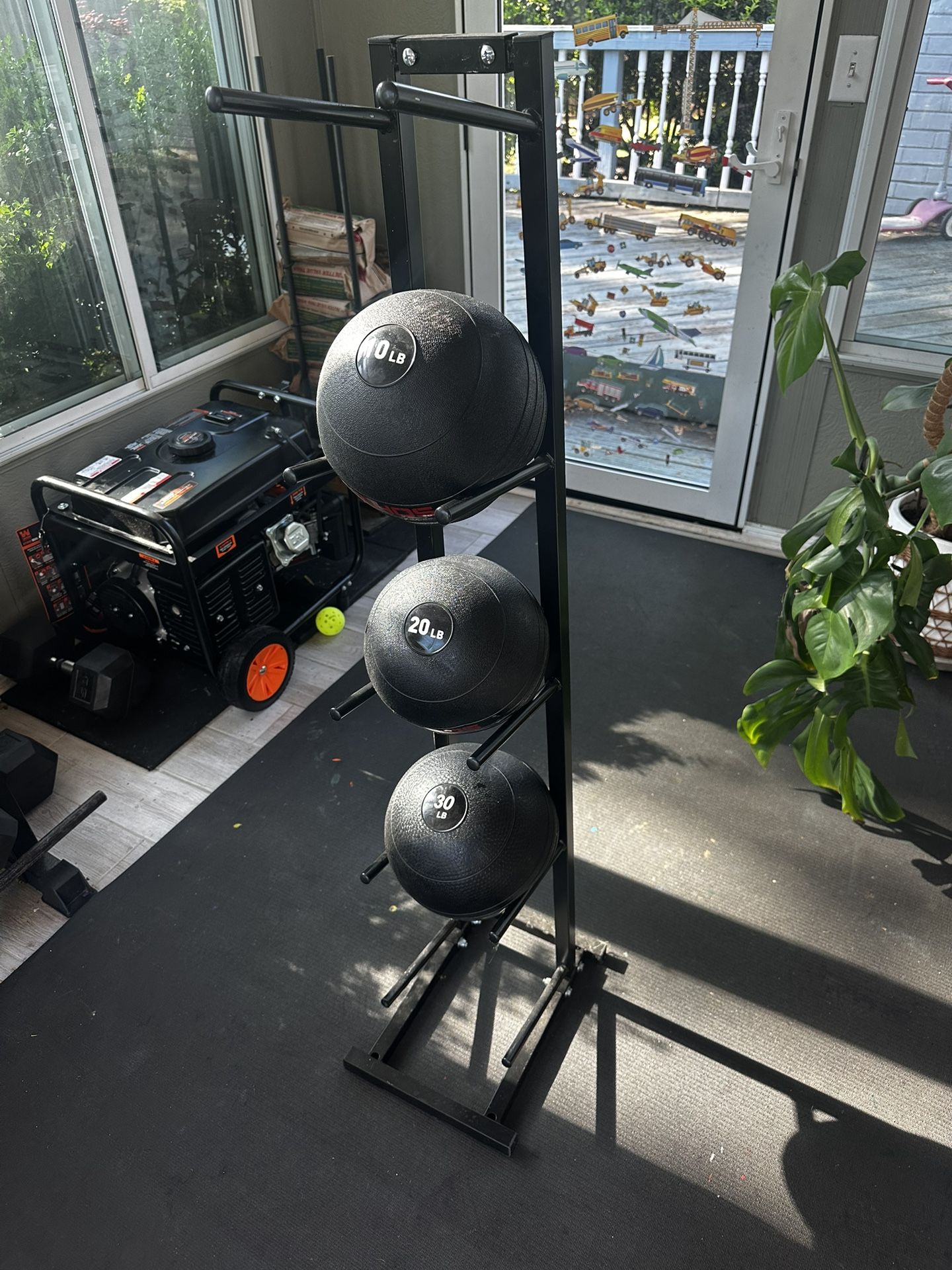 Medicine Balls And Stand
