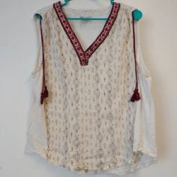 Embroidered Woven and Knit Lucky Brand Tank Top XXL for Sale in Atlantic  Beach, SC - OfferUp
