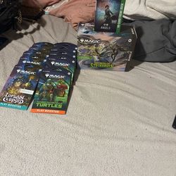 Magic cards pac and individual a lot of them