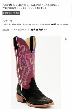 Justin women’s western boots