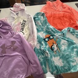 4 Girls Hoodies For $20 Size 10