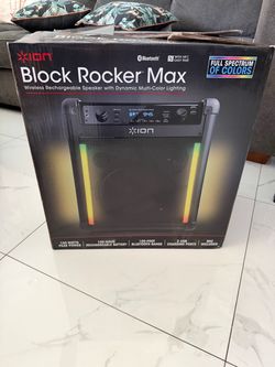 ION Block Rocker Max Bluetooth Speaker