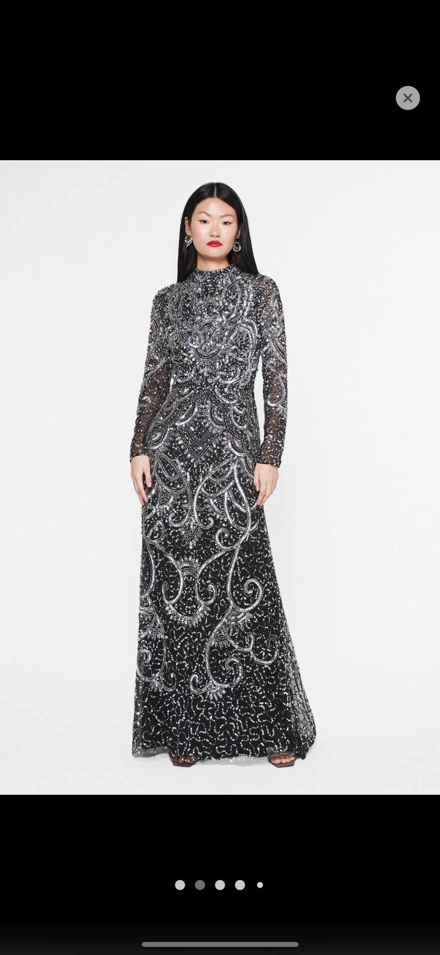 Embellished Modest Dress