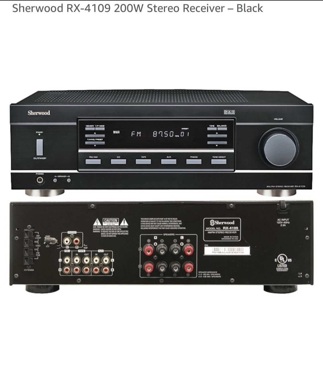 Sherwood Stereo Receiver (NEED GONE STEAL!!!)