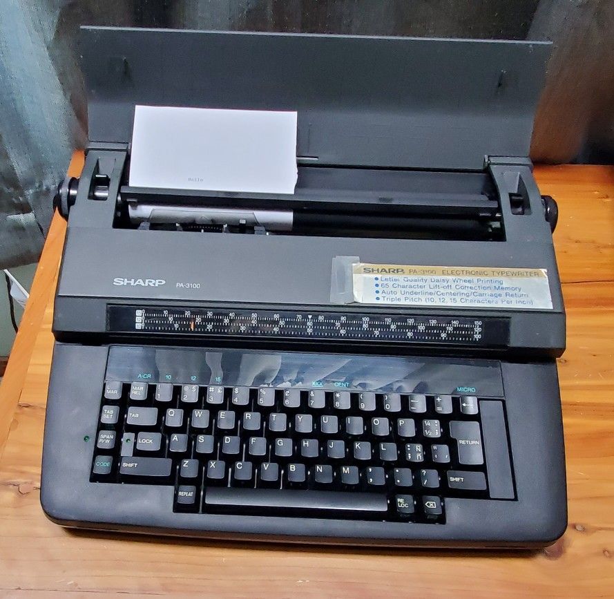 Sharp Electric Typewriter
