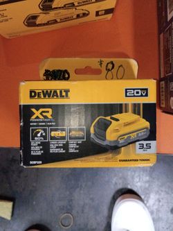 DeWalt 20v XR 3.5AH power stack