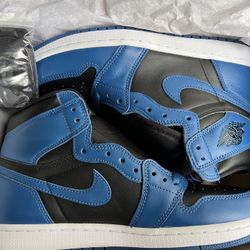 Jordan 1 Retro High OG Dark Marina Blue 9 1/2