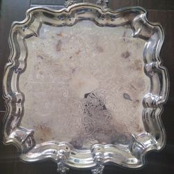 Antique Heated Tray