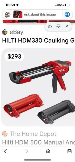 Hilti HDM 500 Manual Caulking Gun