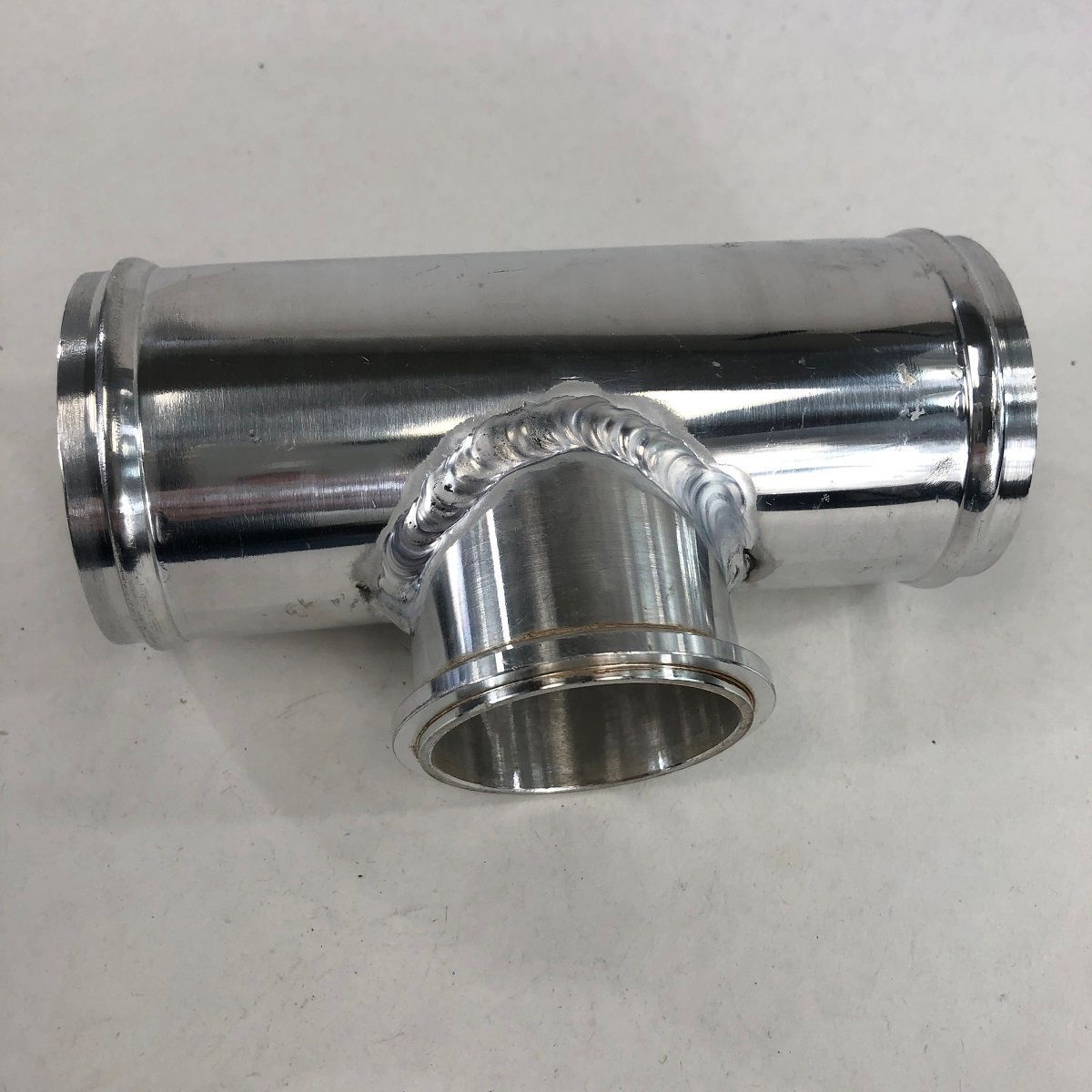 Universal 50mm V-band BOV Flange 2.5" Tube Pipe Blow off Valve Turbo (BOV Piping 250 EM50MM