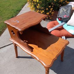 Awesome 1970's Style Small End Table Coffee Table 