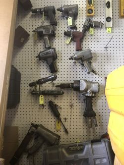 Various Pneumatic Tools impact wrench chisel grinder