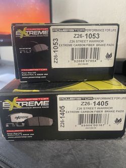 Power stop Front And Rear Brake Pads (New)