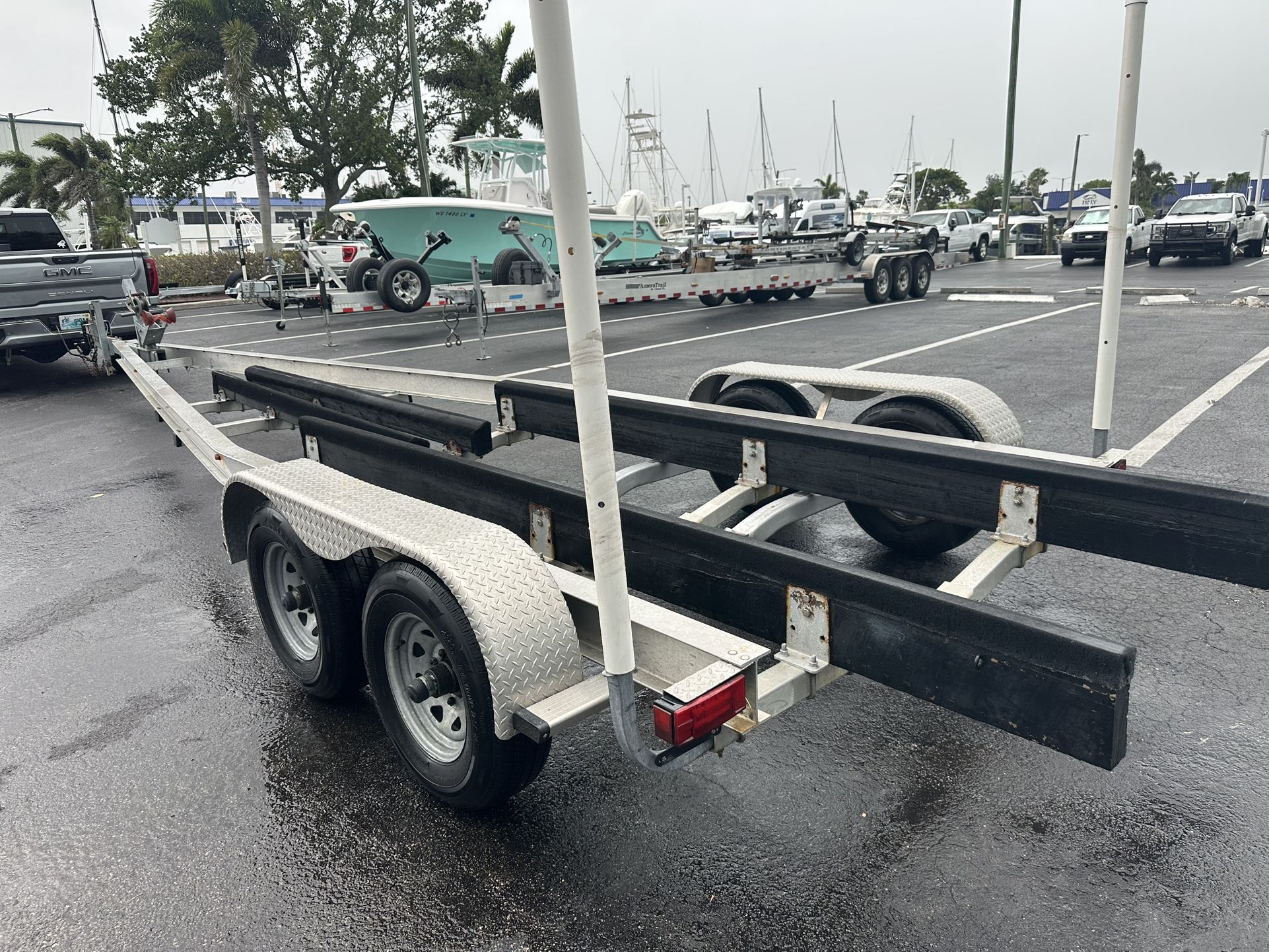 2012 Boat Trailer With dual Torsion Axles 8525 Capacity