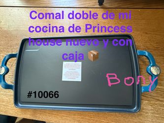 Comal doble de hierro forjado 👉 princess house todo nuevo y con caja 📦