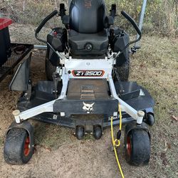 Bobcat ZT3500 zero turn mower. 