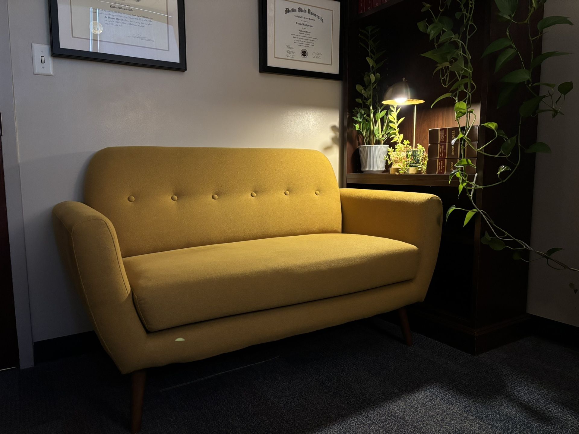 Mid-Century Modern Loveseat 