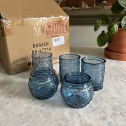 Blue Votive Candles (24)