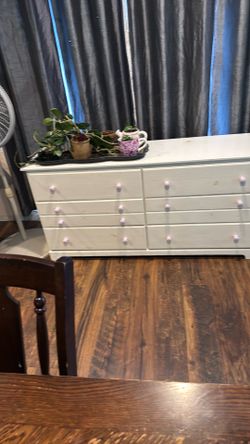 Dresser 6 drawer wood