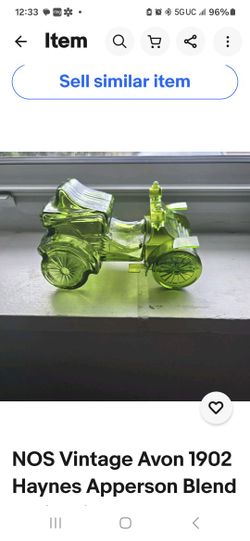 Antique Men's Buggy Colonge Bottle 