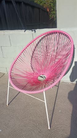 Acapulco  Chair mono Pink - FOR SAlE;$75