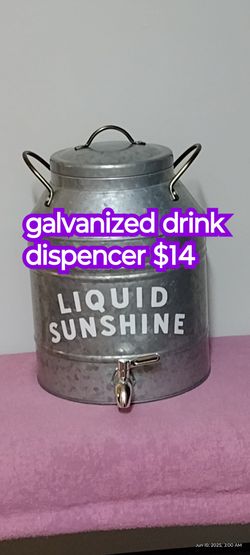 Galvanized Drink Dispencer New Condition