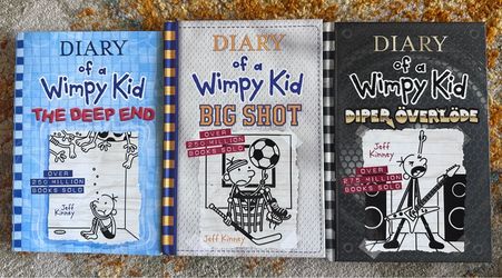 Diary of a Wimpy Kid Books Set of 3