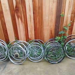 Bike Wheels $5 A Piece Take Your Pick