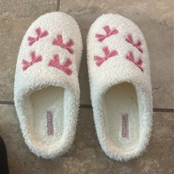 Cute Bow Slip On Slippers 